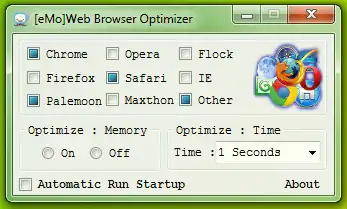 Muat turun alat web atau apl web [eMo]Web Browser Optimizer 2.0.0.1